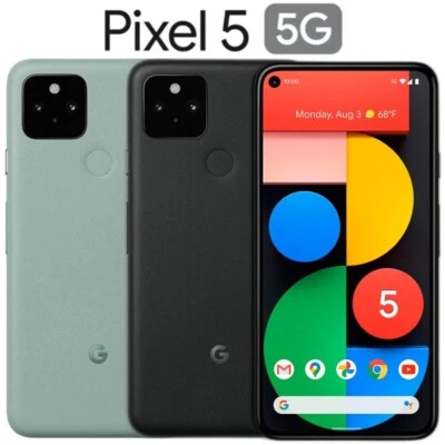 Google Pixel 5 5G GD1YQ - 128GB - Unlocked Verizon T-Mobile AT&T Metro Cricket - image 1 of 2