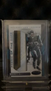 Julius Thomas Fabric Of The Game 3 Color Patch Card - Picture 1 of 1