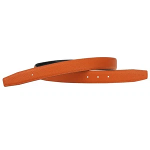 H Full Grain Leather Belt Buckleless Interchangeable Belt 32mm Wide - Picture 1 of 50