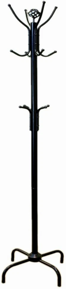 Nuevo portaequipajes de metal para abrigo chaqueta, negro Foto 1 de 1