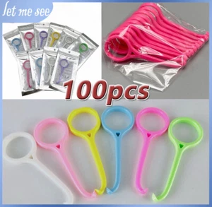 100 Dental Aligner Tray Take Off Retainer Retriever Zahnspange Entferner Haken sortiert - Bild 1 von 40