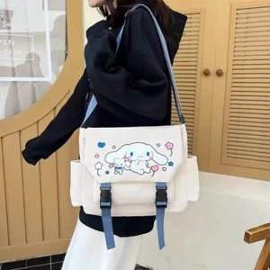 Cute Cinnamoroll Messenger Bag Hello Kitty Jk Casual Campus School Bag Book Tote - Picture 1 of 21