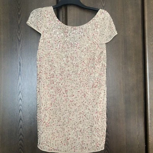 Zara Kleid mit Perlen verziert, Gr. UK XS - Bild 1 von 13
