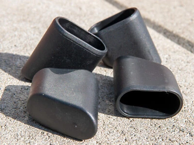 MWH Fußkappen Set / 4st. 40x20 mm /Savoy Klapp/Relax Sessel/Stuhl 875002