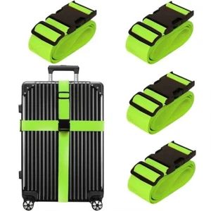 Luggage Straps for Suitcases Approved Travel Belt with Adjustable Buckle - Picture 1 of 11