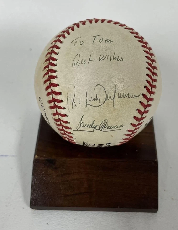 Roberto Alomar & Sandy Alomar Jr. Signed Autographed Official (ONL) Baseball - Image 1 of 1