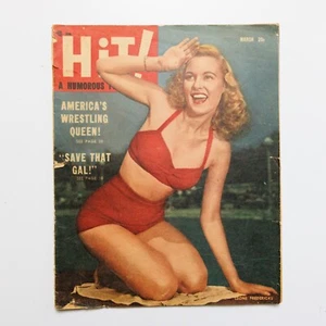 HIT Magazine 1947 Mildred Burke 606 Club Chicago - Imagen 1 de 13