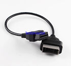 For Nissan 14Pin OBD1 to 16Pin OBD2 Car Diagnostic Connector Adapter Cable 30cm