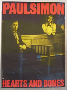 Paul Simon 1983 Hearts And Bones groß 36" x 48" Promo Plattenladen Poster P1/2 - Bild 1 von 2