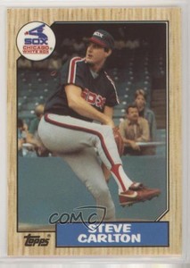1987 Topps Tiffany Steve Carlton #718 HOF