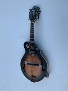 Hand Carved F Style Mandolin, Solid Spruce Top Solid Flame Maple Back & Side - Picture 1 of 15