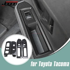 Door Button Panel Trim For Toyota Tacoma Limited TRD Off-Road 2024-25 ABS Carbon - Picture 1 of 14