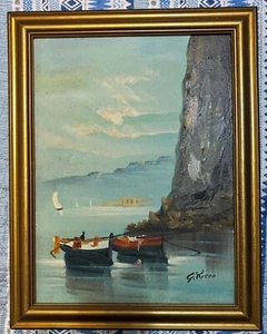 Splendido Quadro Olio su Tela a firma G. Rizzo - Asta Imperdibile - Foto 1 di 3