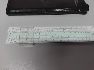 Vintage FUJI logarithmic slide rule 15cm - Foto 1 di 8