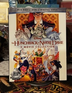 The Hunchback of Notre Dame 2-Movie Collection Blu-ray/DVD DMC W/ Slip Cover - Picture 1 of 4