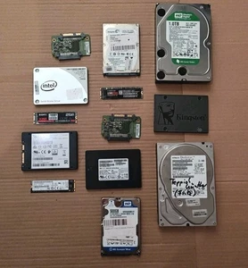 Restposten SSD Konvolut Festplatte Samsung, WD Digital, Kingston, SanDisk - Bild 1 von 3