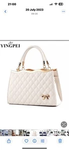 Women’s Crossbody Handbag Sleek White Design - Picture 1 of 1