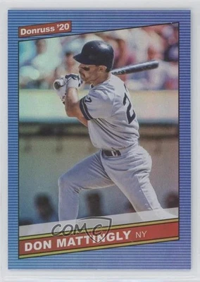 2020 Panini Donruss Retro 1986 Holo Blue Don Mattingly #216 - Image 1 of 2