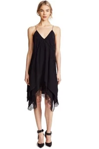 NEW WITHOUT TAG 36 or 4 US IRO Hargan Lace Slip Black Dress Retailed $860 - Picture 1 of 18
