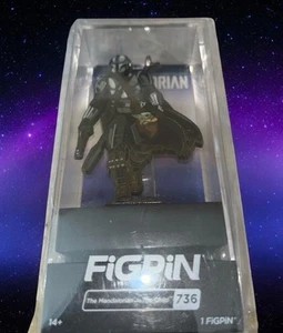 Prendedor coleccionable FiGPiN Star Wars The Mandalorian with The Child #736 nuevo Grogu - Imagen 1 de 5