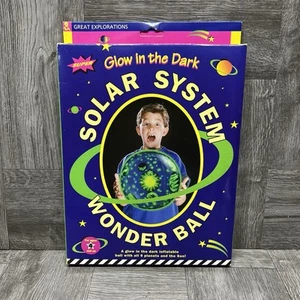 Vintage 1995 Great Explorations Solar System Wonder Ball Inflatable Glow In Dark - Picture 1 of 15