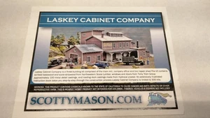 Scotty Mason HO Kit Artigiano in Legno Laskey Cabinet Company NUOVO - Foto 1 di 10