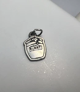Vintage Sterling Silber 925 Disney Winnie Puuh Honigglas Van Dell Charm - Bild 1 von 4