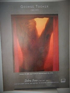 GEORGE TOOKER ART PIECE ORIG VTG 2022 ADVERTISEMENT - Picture 1 of 1