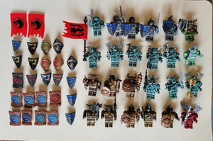 Mega Construx  Bloks Dragon Knights Orcs Minifigures Lot Of 24 With Accessories  - Imagen 1 de 5
