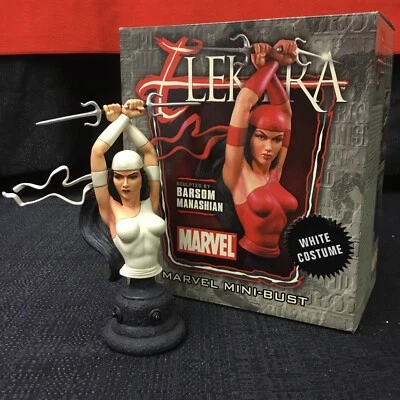 Mini Busto Bowen Designs Elektra “Disfraz Blanco” #579 o 582/600 *Muestra Maravillosa* Foto 1 de 4