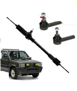 SCATOLA STERZO + 2 TESTINE STERZO FIAT PANDA Tutti Modelli Dal 1985 al 2002 - Foto 1 di 1