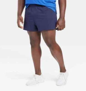 Men's Big Lined Run Shorts 3" All in Motion Navy Blue 2XL - Picture 1 of 3