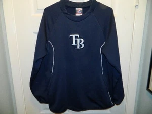 Authentic MLB "Majestic" Tampa "RAYS" Windbreaker Men's Sz M SUPERIOR CONDITION - Picture 1 of 8