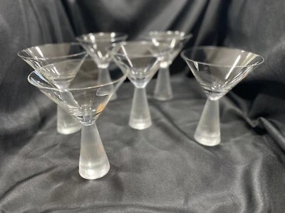 Juego de 2 vasos de martini Artland Prescott martillados panal vajilla cóctel Foto 1 de 4