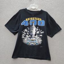 VINTAGE NASCAR Cup Series Men T-Shirt XL Black 1997 Brickyard 400 August 2nd Tee