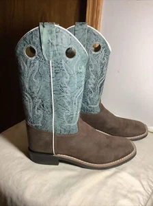 Old West ~ Western Lederstiefel Herren 7D/Damen 8,5 breit ~ flexible Sohlen ~ EUC - Bild 1 von 16
