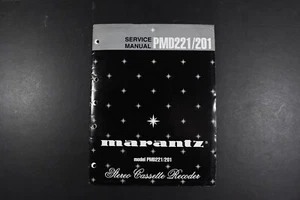 Marantz PMD221 201 Stereo Cassette Receiver Service Manual - Genuine Original - Picture 1 of 2