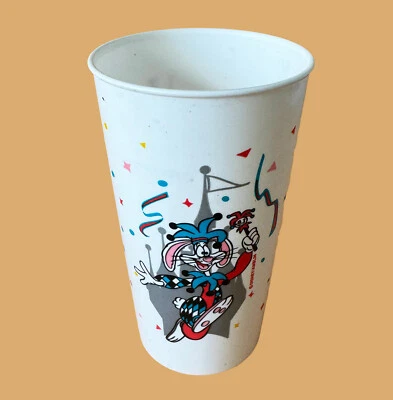 Taza de plástico Coca Cola conmemorativa del 20 aniversario de Disney Roger Rabbit Foto 1 de 4