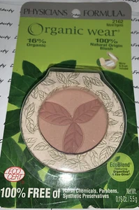 Physicians Formula Organic Wear 100% Natural Blush 2162 * NATURAL ORGANICS * New - Picture 1 of 10