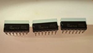 Lot of 3 74HCTLS74AN Zytrex TTL Dual Flip-Flop IC Made in USA - Picture 1 of 3