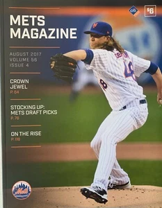NEW YORK METS MAGAZINE AUGUST 2017 VOLUME #56 ISSUE #4 CHAMPIONS 200 PAGES - Picture 1 of 1