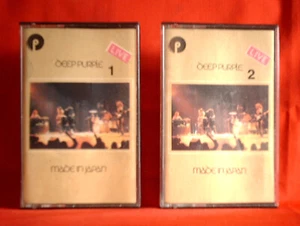 Deep Purple Made In Japan Double Cassette 1973 Italian Release 3C 244 93915/6 VG - Picture 1 of 7