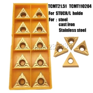 60° TCMT 21.51 TCMT110204 carbide insert For Stainless steel 、Steel、 cast iron - Picture 1 of 6