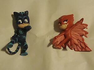 2 pj masks action pose toys. Catboy, and owlette. Excellent condition. Rare. UK