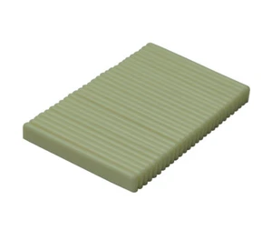 50 piezas de sillines de repuesto para puente ukelele plástico blanco marfil 53x7 mm - Imagen 1 de 4