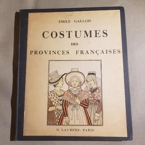 Costumes des Provinces Francaises 48 Color plate Gallois French Fashion BK1930 - Bild 1 von 19