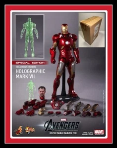NUEVO 2013 EXCLUSIVO IRON MAN MARK VII ESCALA 1/6 MMS 185 AVENGERS HOT TOYS BNiB - Imagen 1 de 24