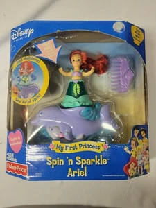 Fisher Price My First Princess Spin Sparkle Ariel 2003 nuevo sellado Little Mermaid - Imagen 1 de 11