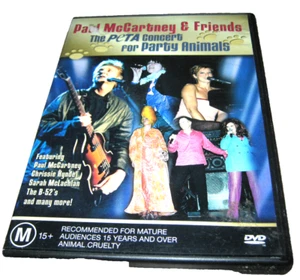 Paul McCartney & Friends - The Peta Concert For Party Animals - DVD - VGC - R4 - Picture 1 of 1