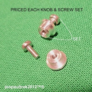 Star Trek, PRICED EACH, Tricorder Or Communicator Knobs, Aluminum, W Screws - Picture 1 of 5